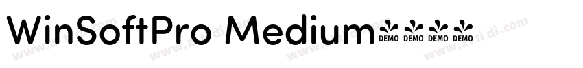 WinSoftPro Medium字体转换